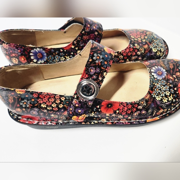 Alegria Shoes Paloma Midnight Garden Mary Jane's - Picture 6 of 12